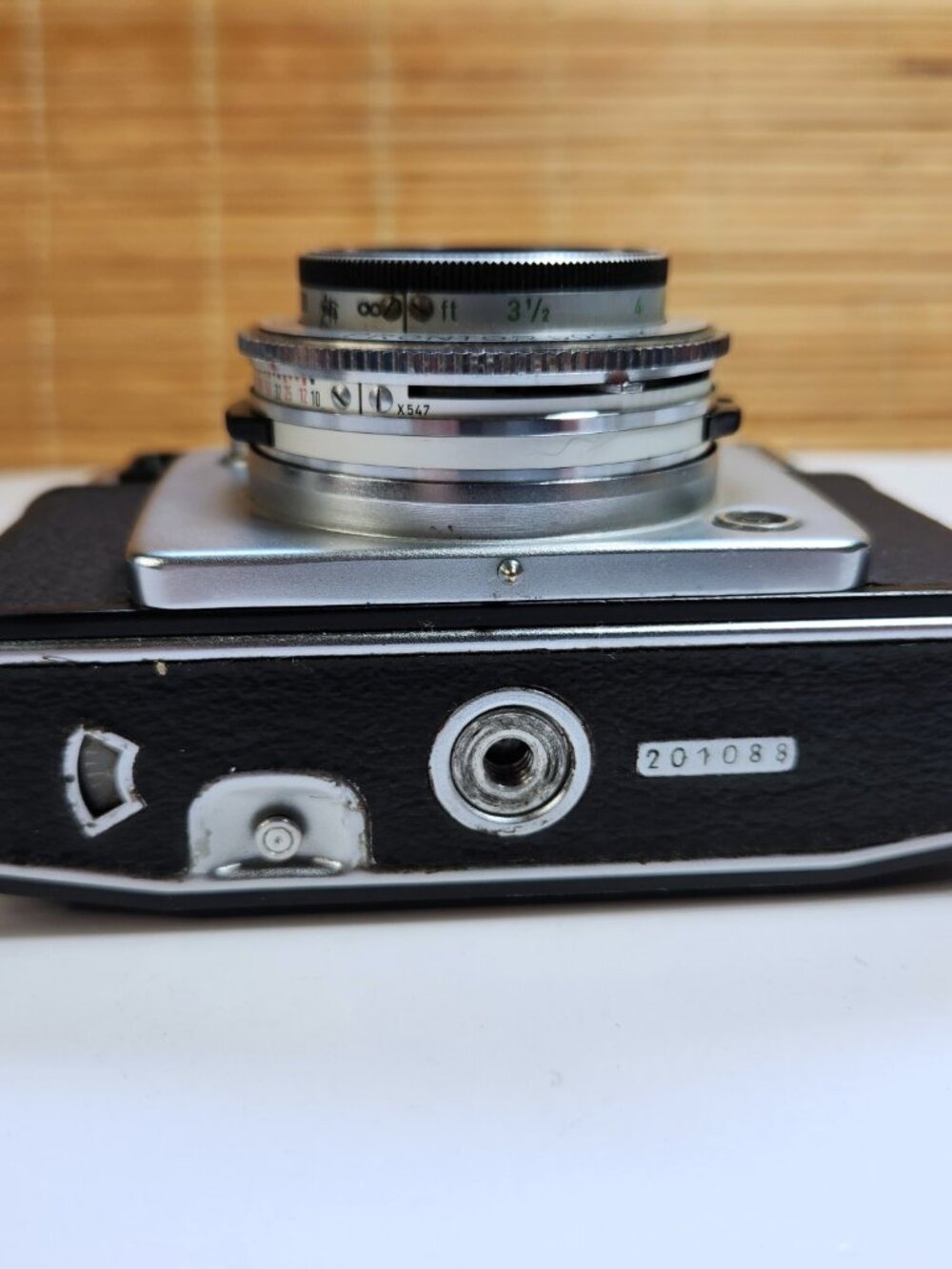 Vintage Ilford Sportsman Auto RF 35mm Camera & Leather Case - For Parts - Picture 14 of 15